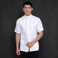 Koko Pleats Embroidery Lengan Pendek 4906 White