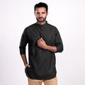 Kurta Hamzah Two Tone Lengan ¾  5002 Space Black
