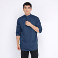 Kurta Hamzah Basic Lengan ¾ 5003 Navy