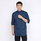 Kurta Hamzah Basic Lengan ¾ 5003 Navy