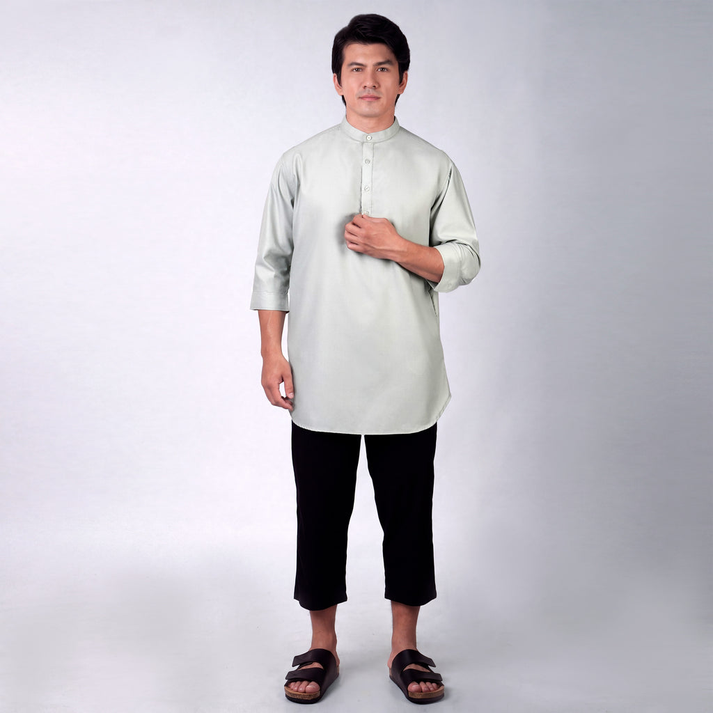 Kurta Hamzah Basic Lengan ¾ 5003 Sage