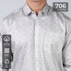Kemeja Batik Sagara Lengan Panjang 706 Grey