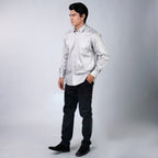 Kemeja Batik Sagara Lengan Panjang 706 Grey