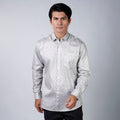 Kemeja Batik Sagara Lengan Panjang 706 Grey