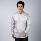 Kemeja Batik Sagara Lengan Panjang 706 Grey