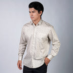 Kemeja Batik Sagara Lengan Panjang 706 Mocca