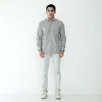 Kemeja Gallant Basic Lengan Panjang 7714 Grey