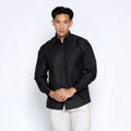 Kemeja Eldric Lengan Panjang 7756 Black