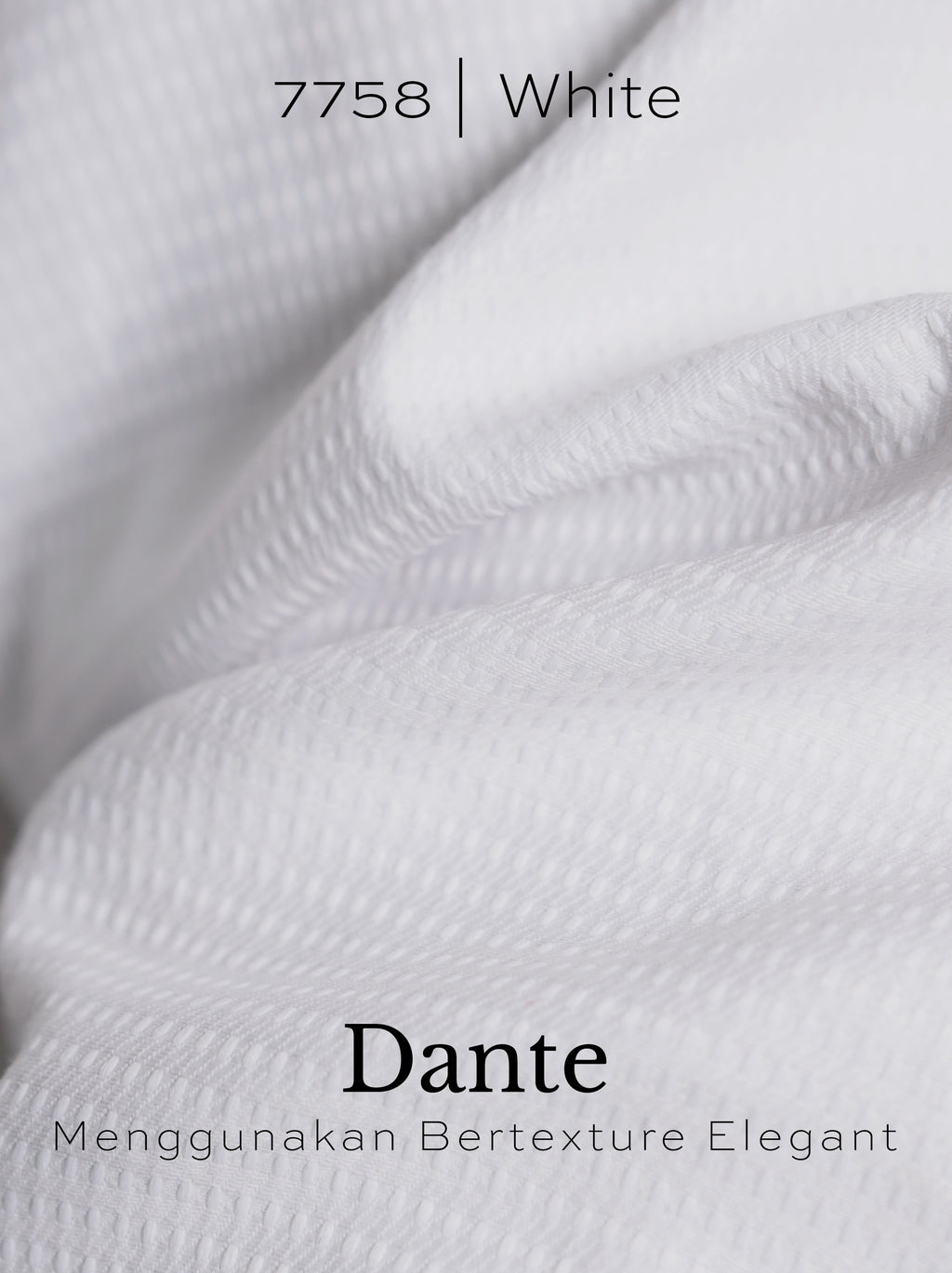 Kemeja Koko Dante Lengan Panjang 7758 White