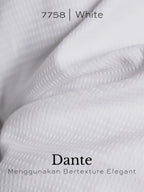 Kemeja Koko Dante Lengan Panjang 7758 White