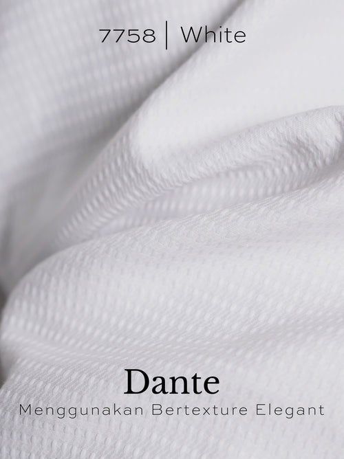Kemeja Koko Dante Lengan Panjang 7758 White