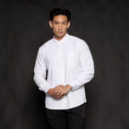 Kemeja Koko Dante Lengan Panjang 7758 White