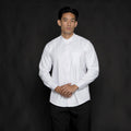 Kemeja Koko Dante Lengan Panjang Premium 7759 White