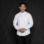 Kemeja Koko Dante Lengan Panjang Premium 7759 White