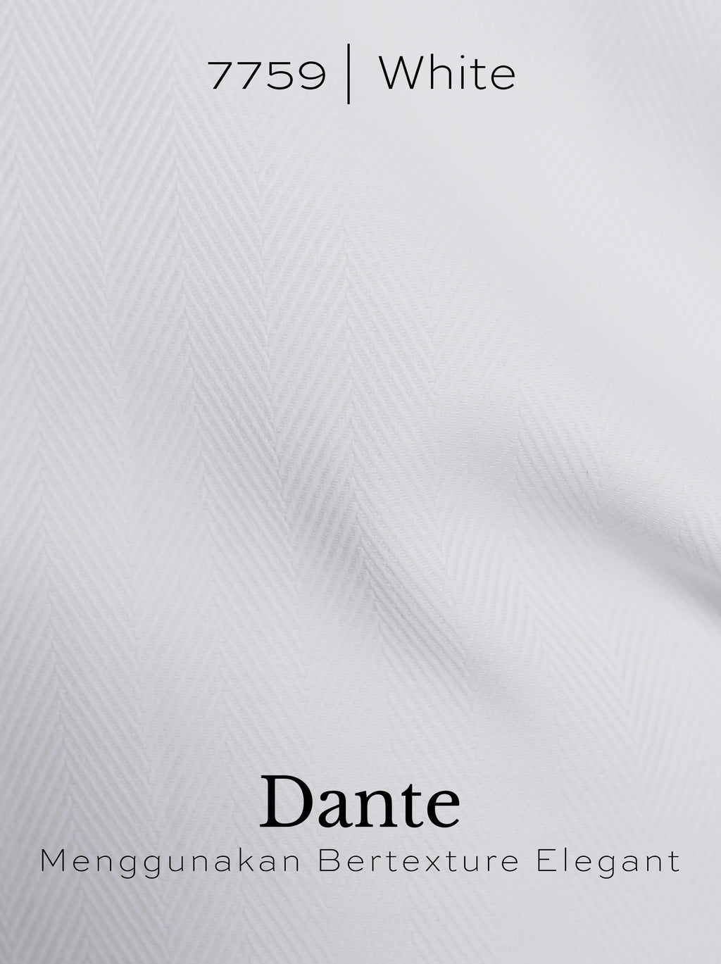 Kemeja Koko Dante Lengan Panjang Premium 7759 White