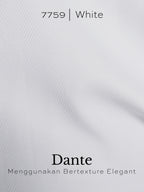 Kemeja Koko Dante Lengan Panjang 7759 White
