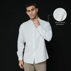 Kemeja Koko Dante Lengan Panjang 7761 White