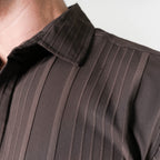 Kemeja Naviel Lengan Panjang 7764 Brown