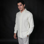Kemeja Naviel Lengan Panjang 7764 Off White