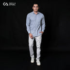 Kemeja Alden Lengan Panjang 7765 Grey