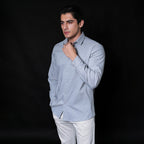 Kemeja Alden Lengan Panjang 7765 Grey