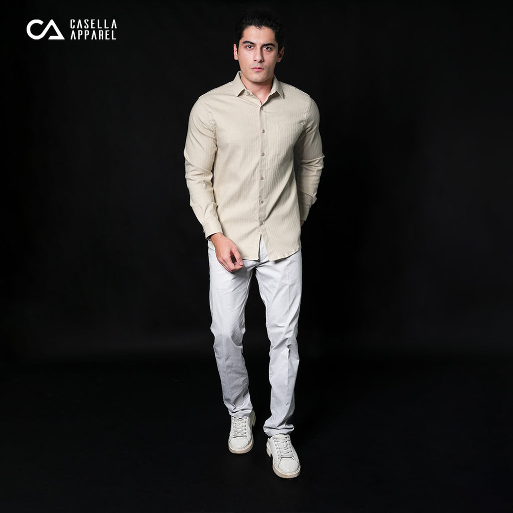 Kemeja Alden Lengan Panjang 7765 Latte