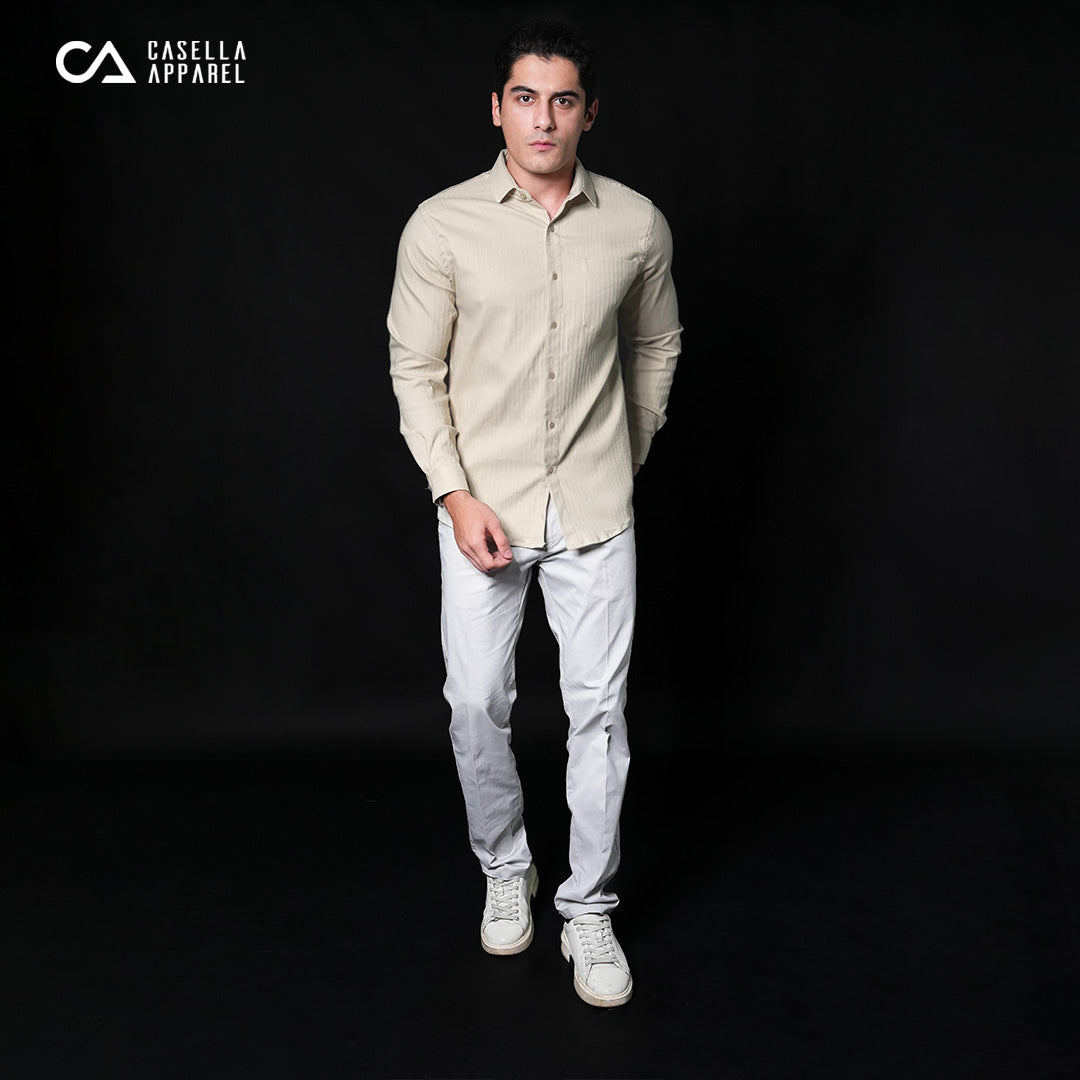Kemeja Alden Lengan Panjang 7765 Latte