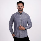 Kemeja Sinclair Lengan Panjang 7770 Blue
