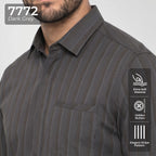 Kemeja Ardent Lengan Panjang 7772 Dark Grey