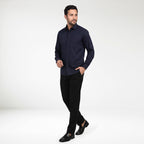 Kemeja Ardent Lengan Panjang 7772 Navy