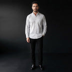 Kemeja Eldric Lengan Panjang 7773 White