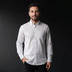 Kemeja Eldric Lengan Panjang 7773 White