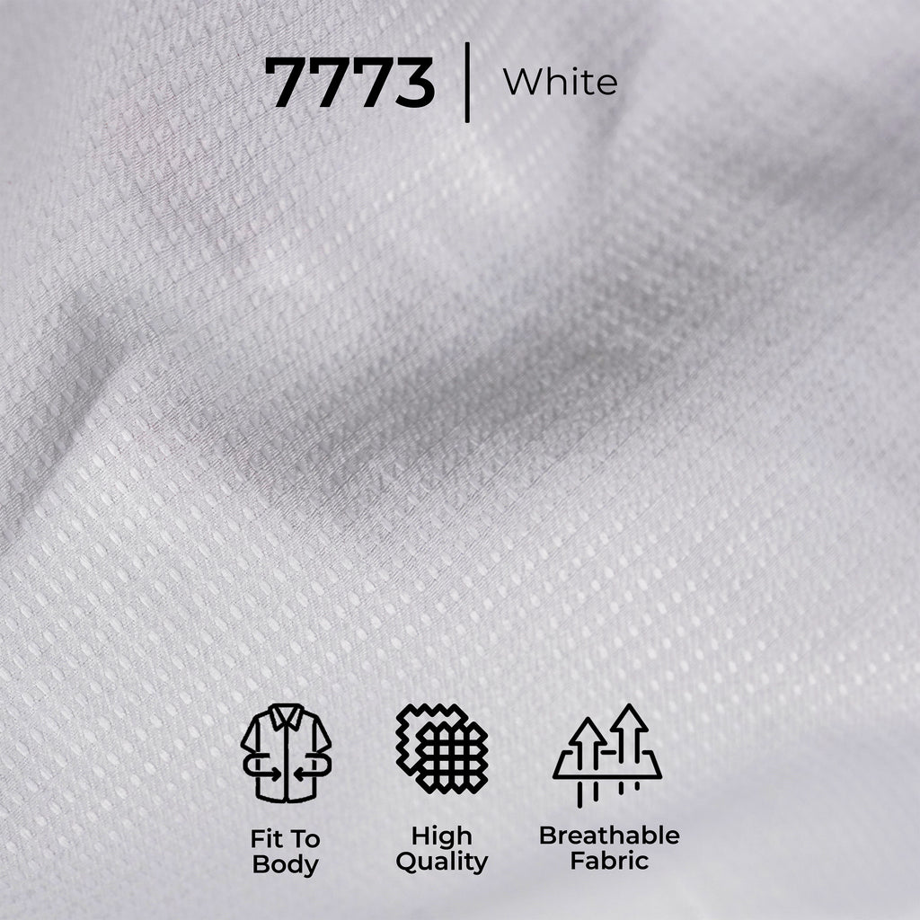 Kemeja Eldric Lengan Panjang 7773 White