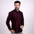 Kemeja Premium Gallant Lengan Panjang 7774 Burgundy