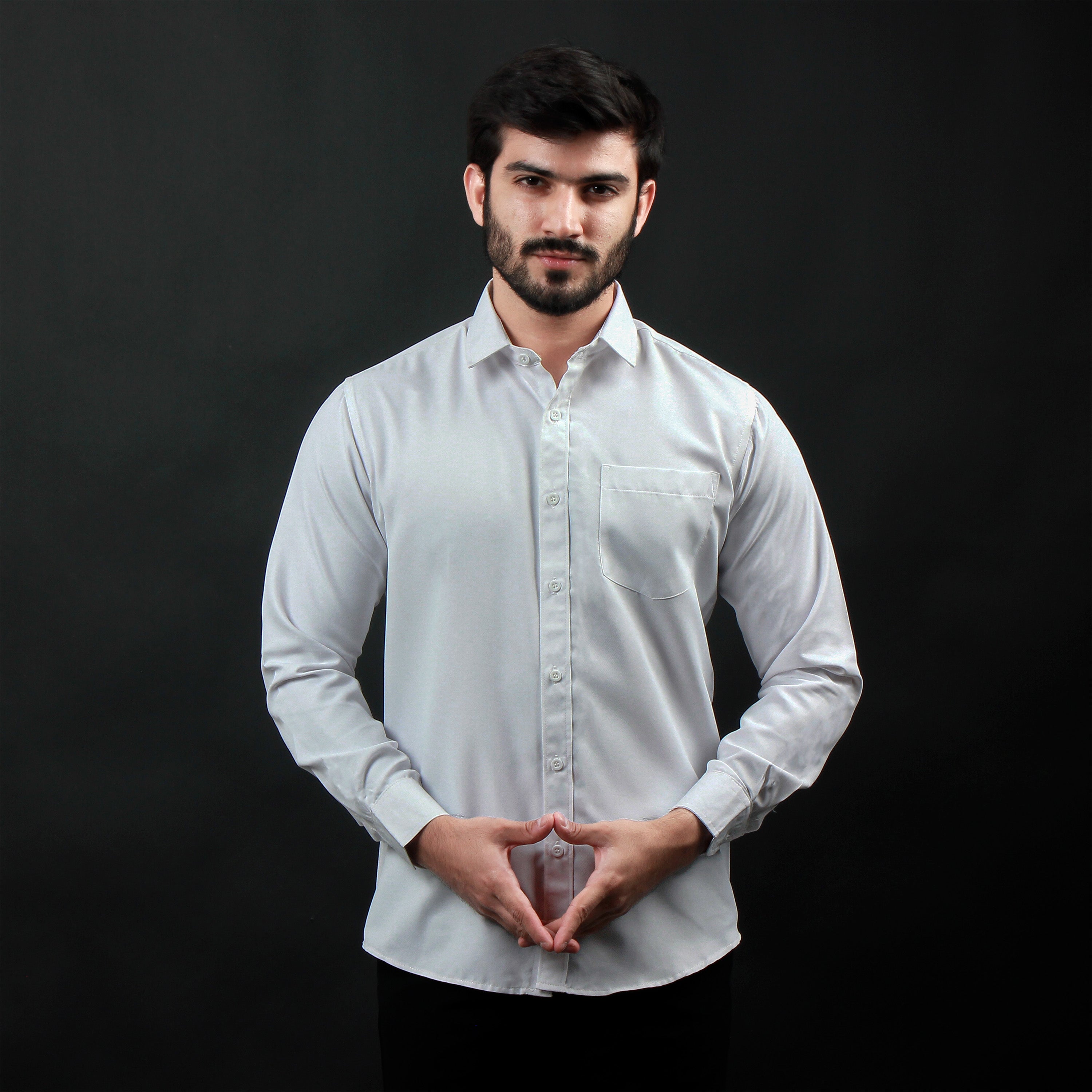 Kemeja Premium Gallant Lengan Panjang 7774 White