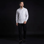 Kemeja Eldric Lengan Panjang 7775 White