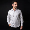 Kemeja Eldric Lengan Panjang 7775 White