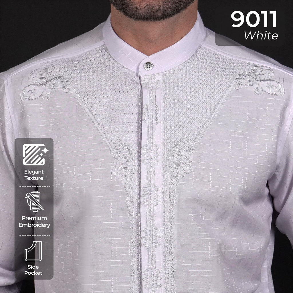 Koko Putih Amari Lengan Panjang 9011 White