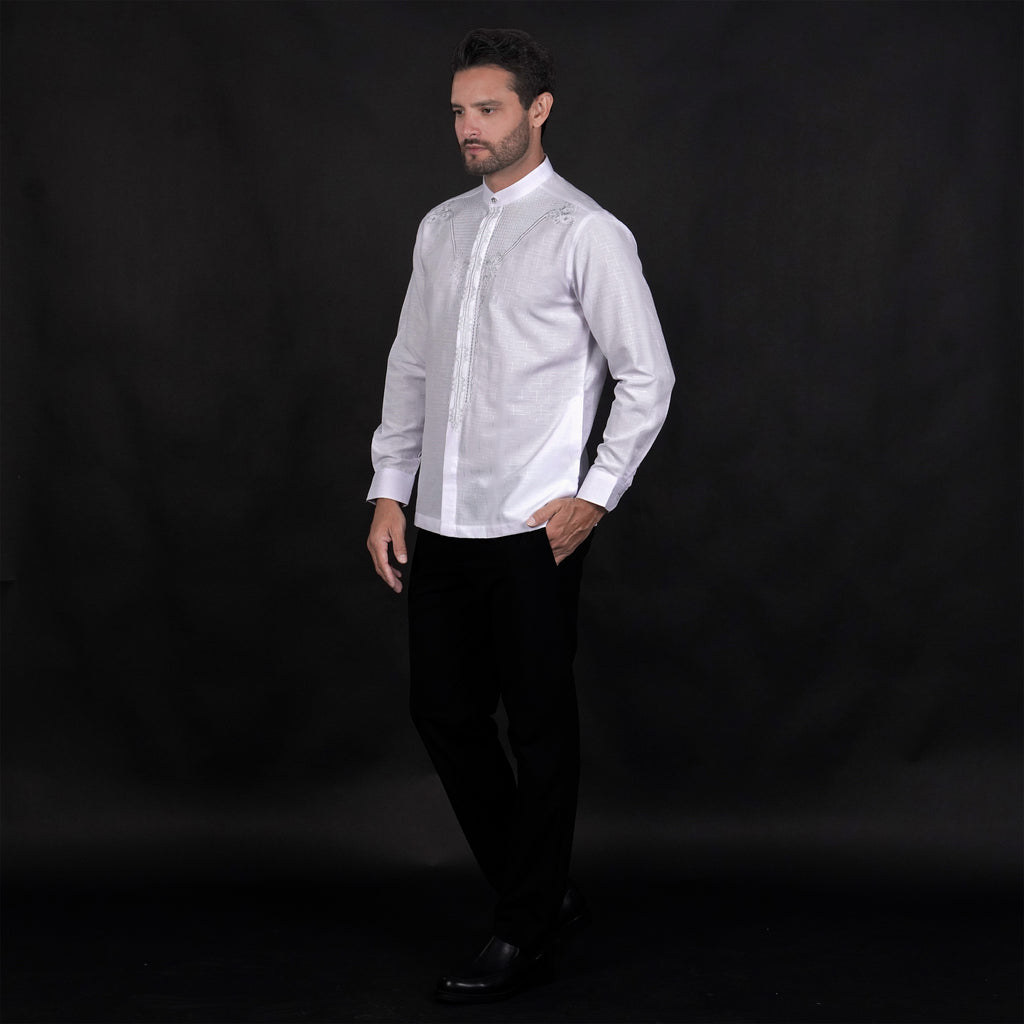 Koko Putih Amari Lengan Panjang 9011 White
