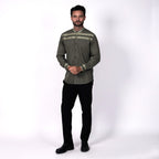 Koko Hadid Lengan Panjang 9023 Olive Grey