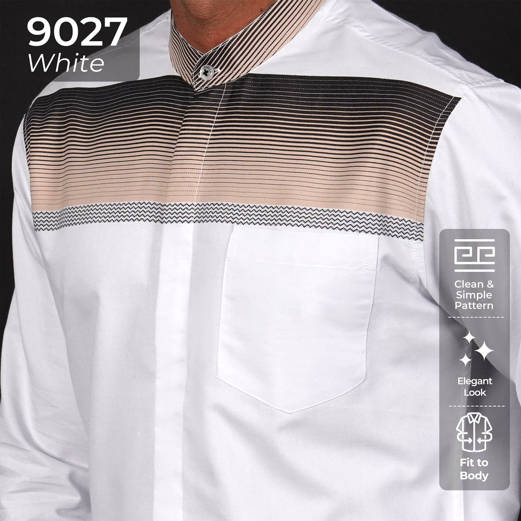 Koko Ismail Lengan Panjang 9027 White