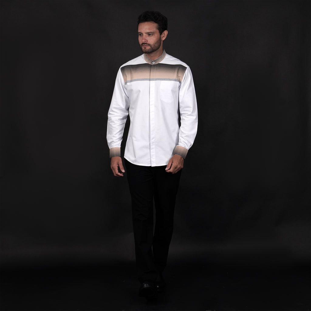 Koko Ismail Lengan Panjang 9027 White