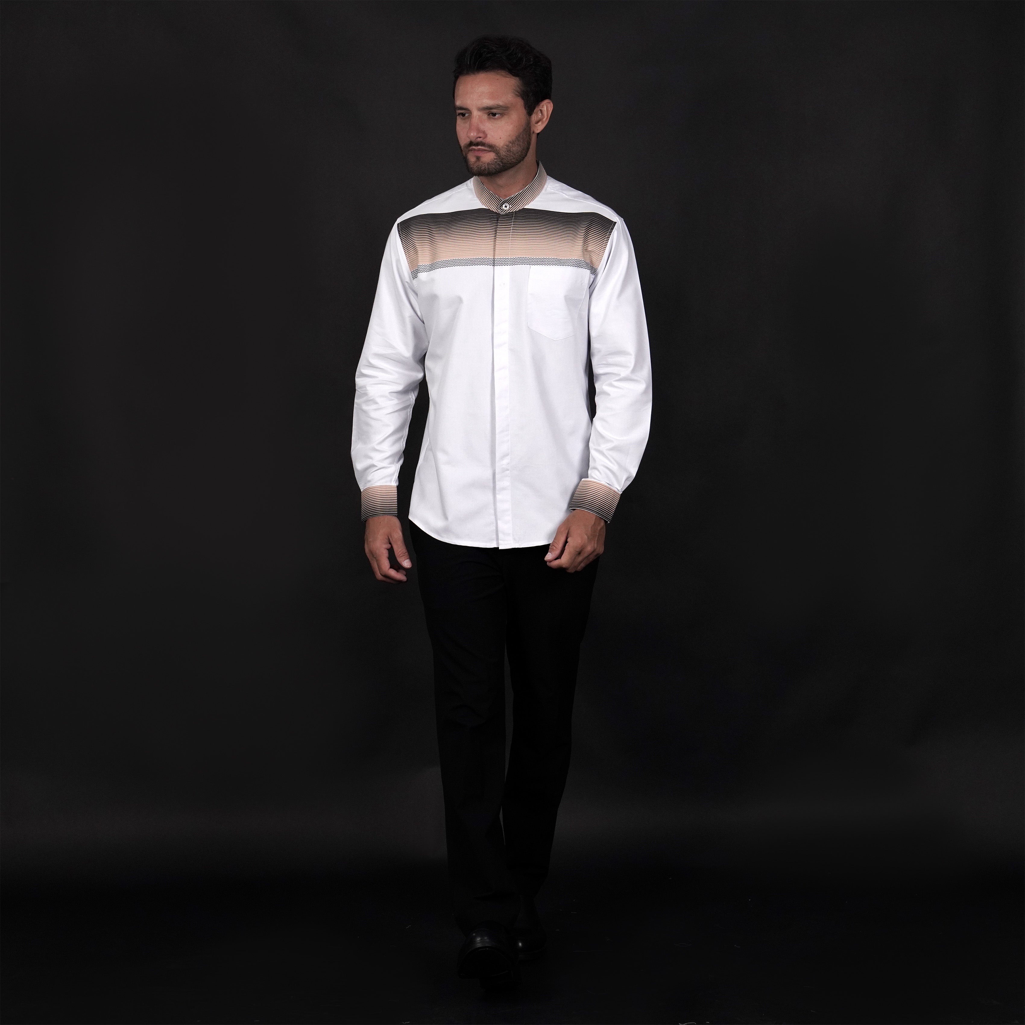 Koko Ismail Lengan Panjang 9027 White