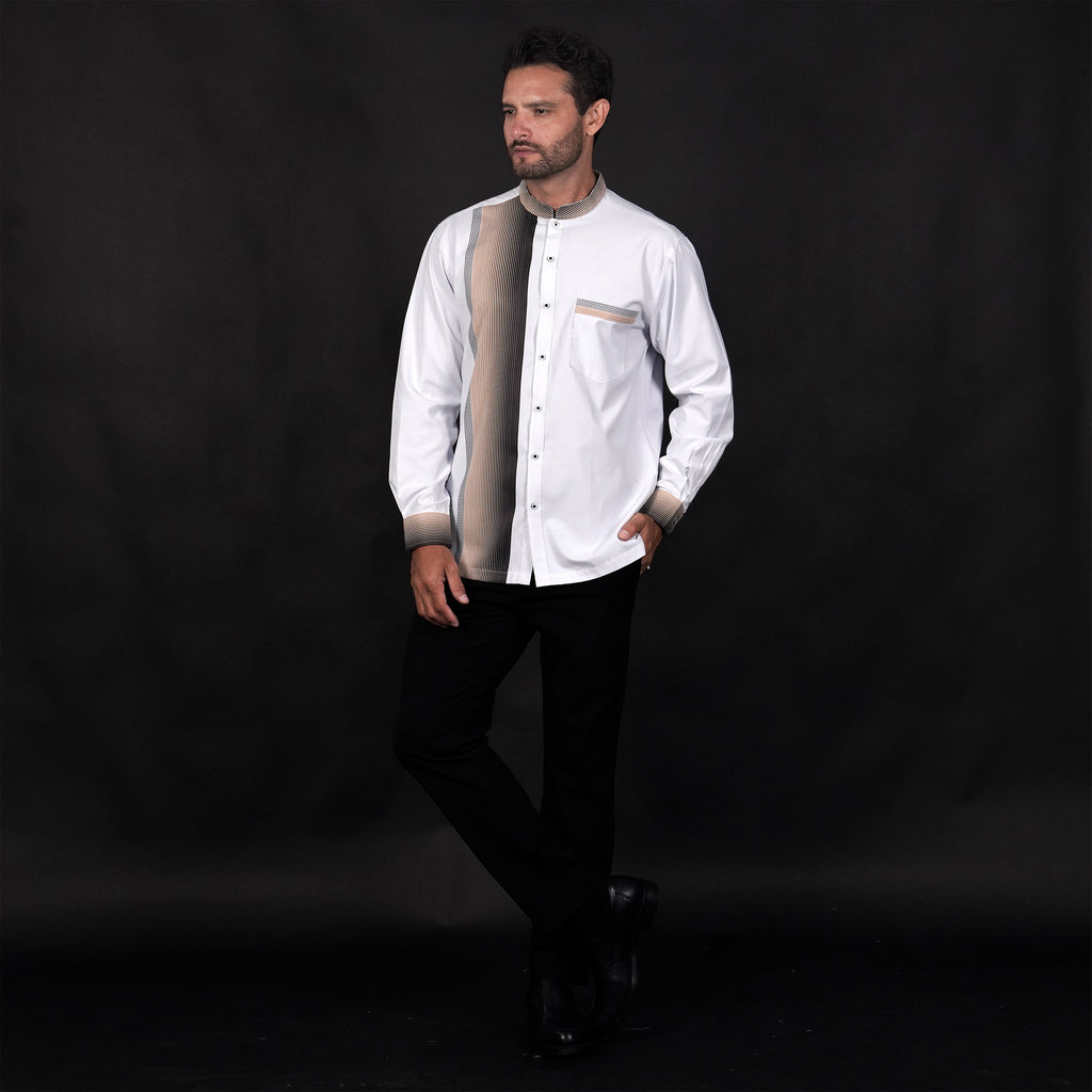 Koko Azhar Lengan Panjang 9029 White