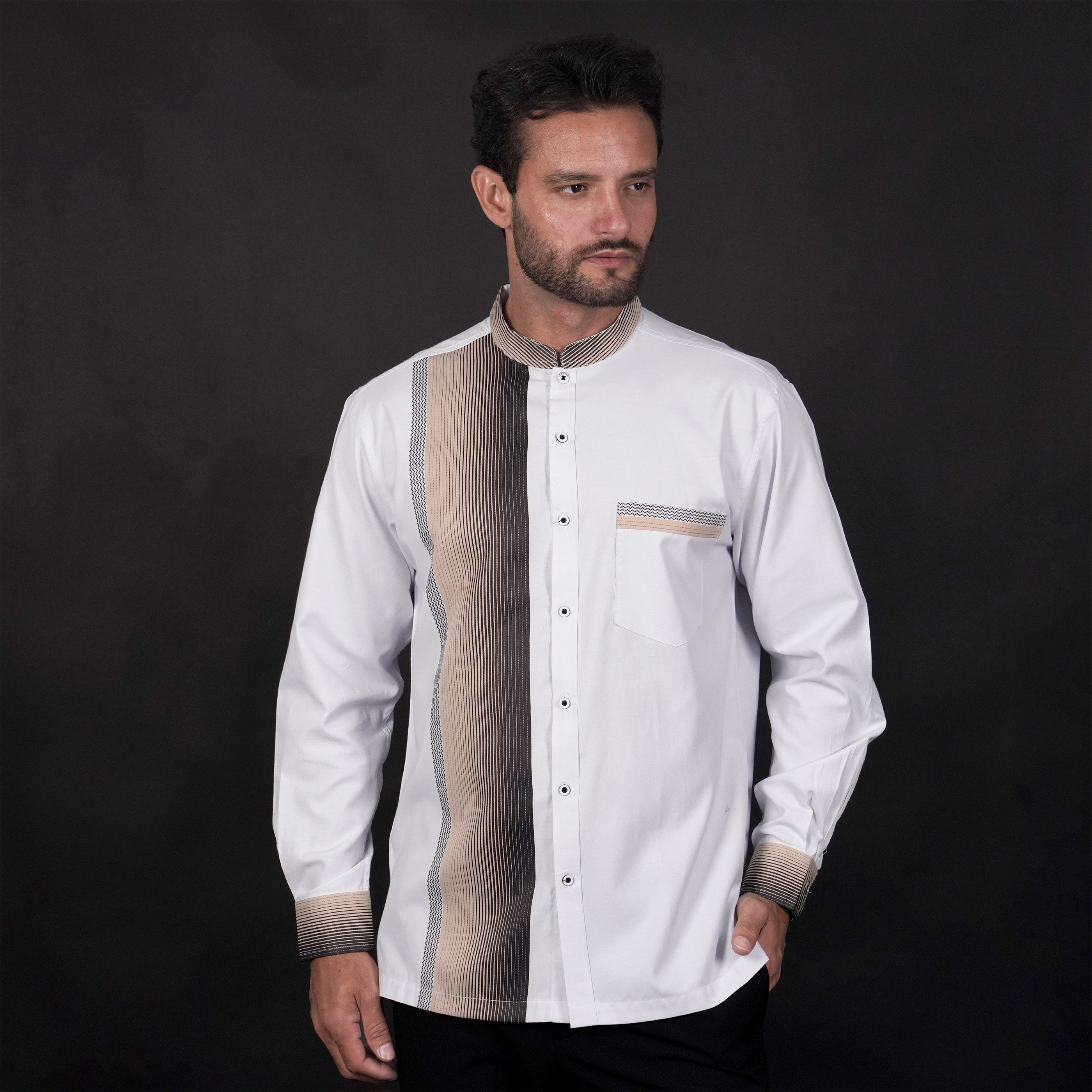 Koko Azhar Lengan Panjang 9029 White
