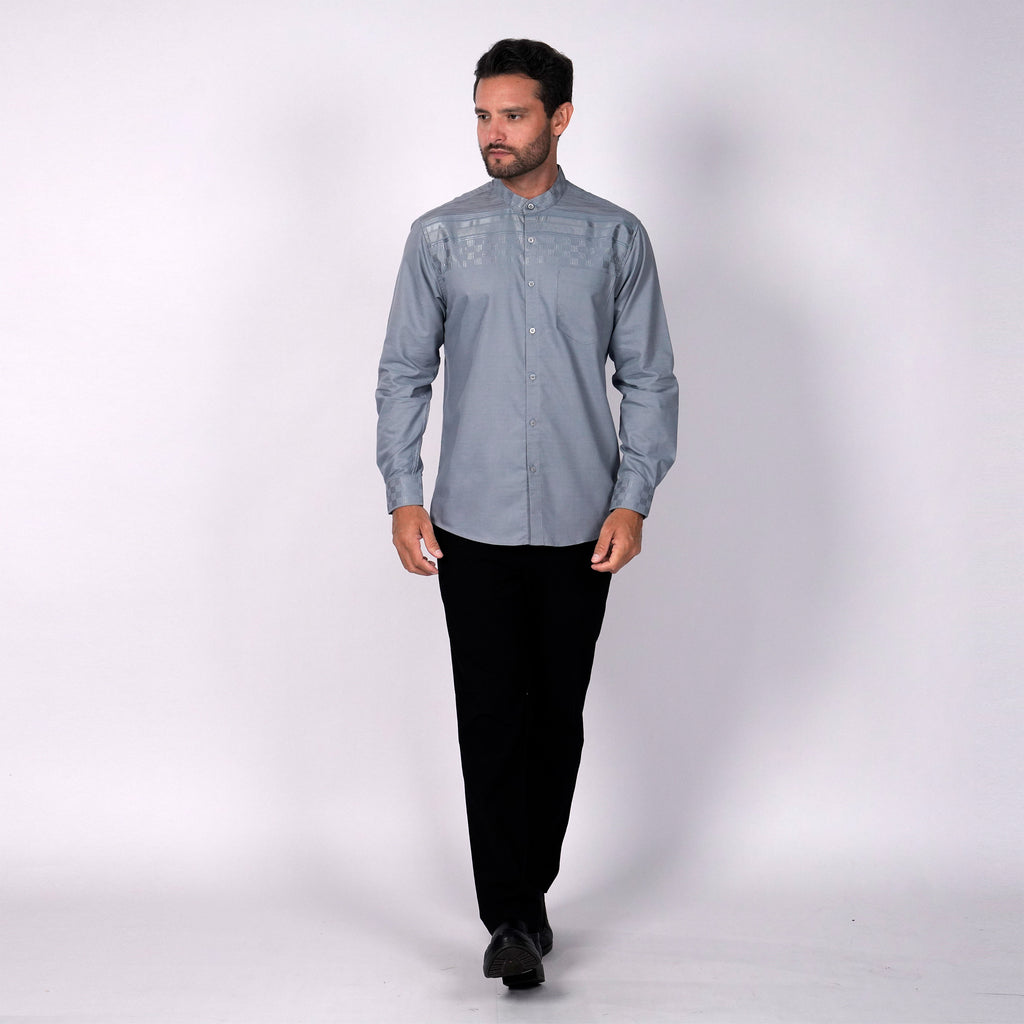 Koko Harun Lengan Panjang 9030 Blue Grey