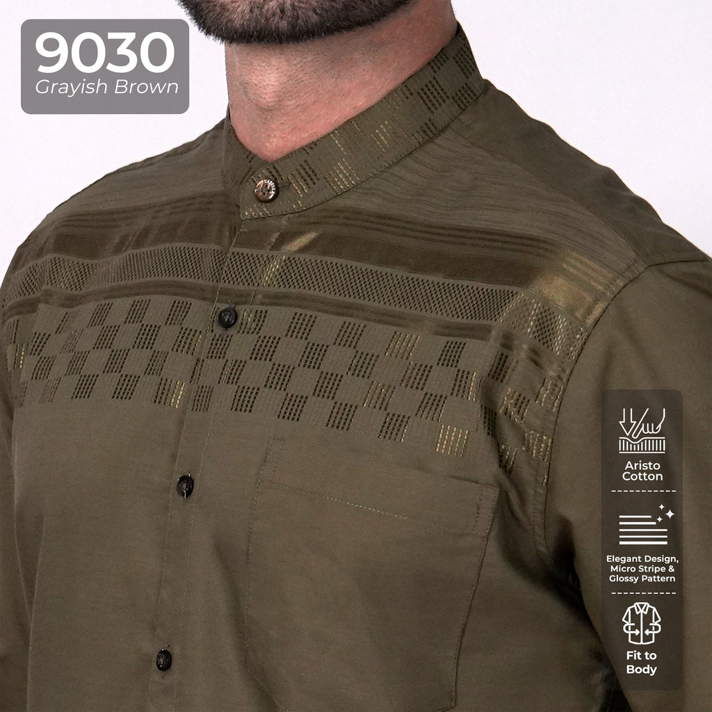 Koko Harun Lengan Panjang 9030 Grayish Brown