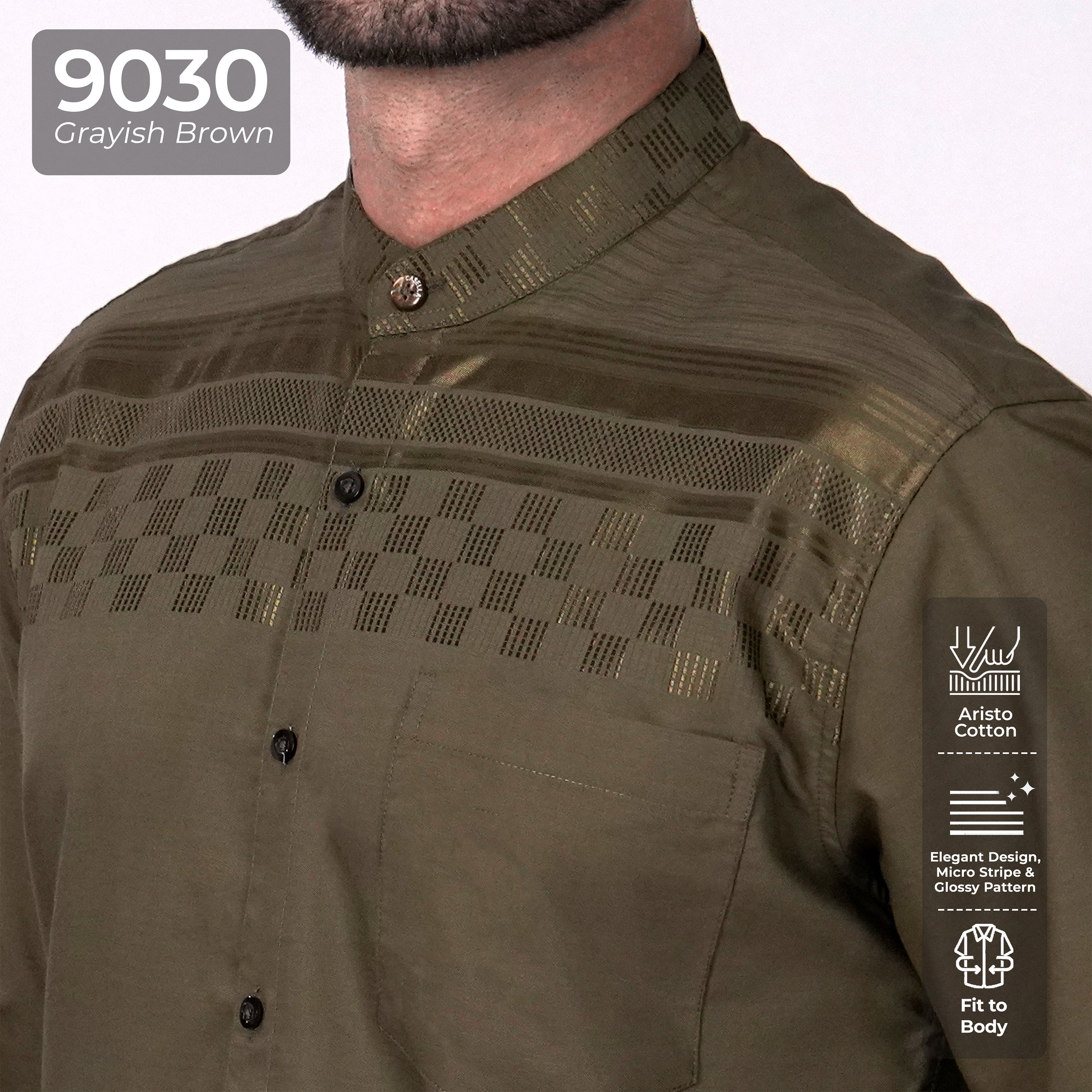 Koko Harun Lengan Panjang 9030 Grayish Brown