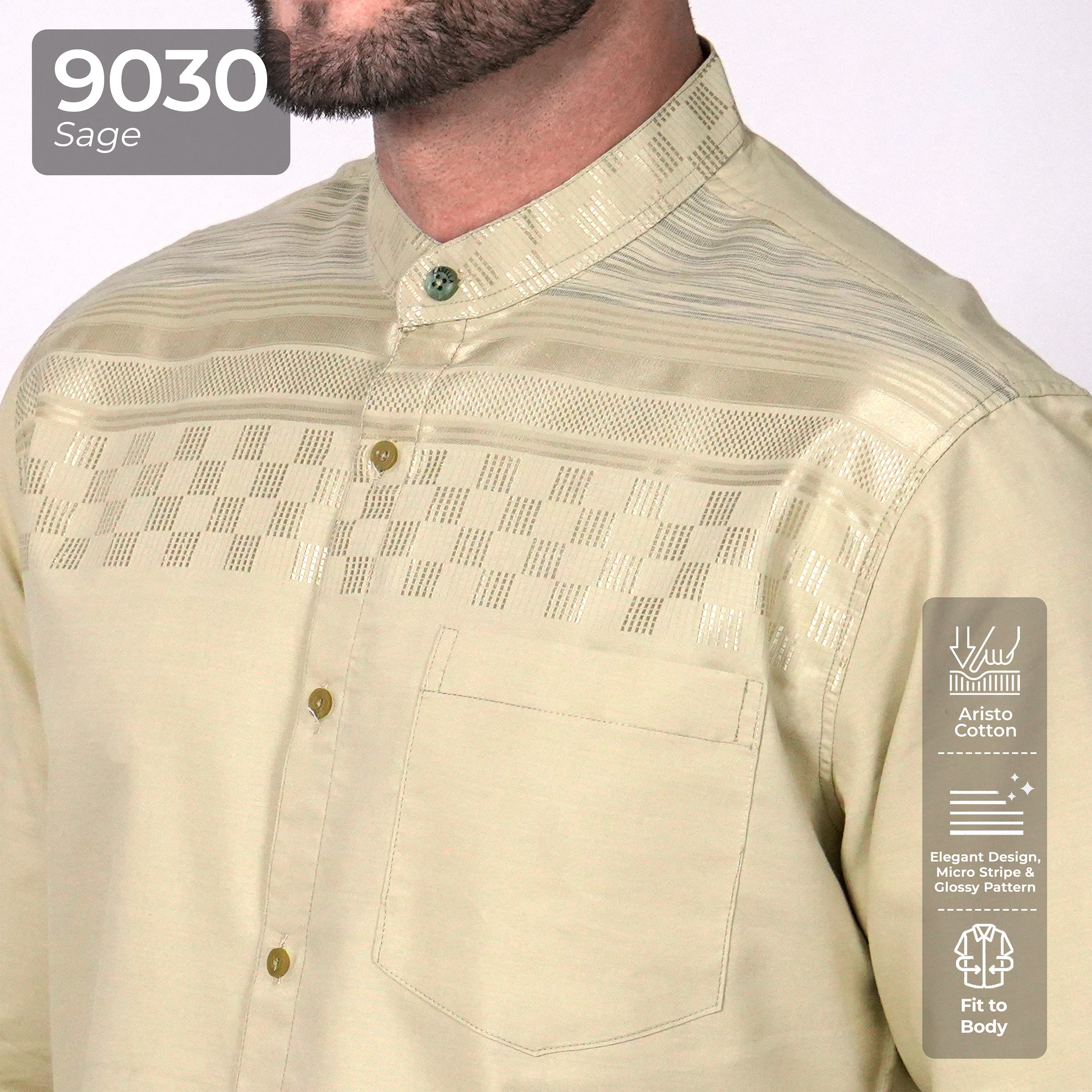 Koko Harun Lengan Panjang 9030 Sage