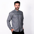 Koko Rayyan Lengan Panjang 9032 Bluegrey